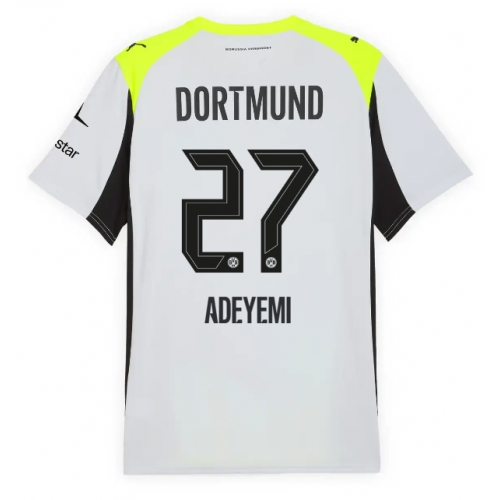 Billige Fotballdrakt Borussia Dortmund Karim Adeyemi #27 Replika Bortedrakt 2025-26 Kortermet Billige Fotballdrakt Borussia Dortmund Karim Adeyemi #27 Replika Bortedrakt 2025-26 Kortermet